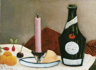 La Bougie rose - Henri Rousseau